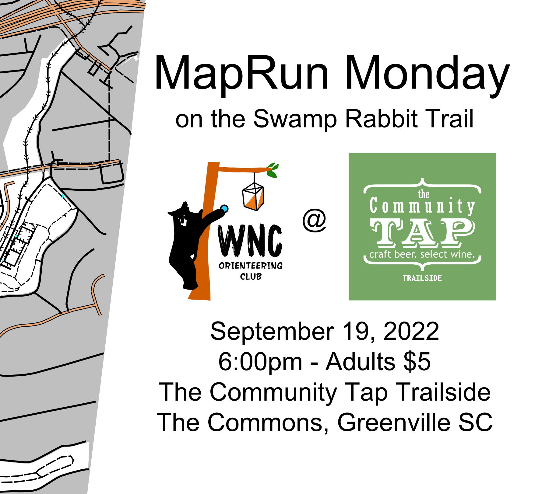 MapRun Monday The Community Tap Trailside Greenville